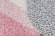 Kinderteppich Grau EINHORN auf REGENBOGEN Weiß Rosa rechteckig 16mm Raum3