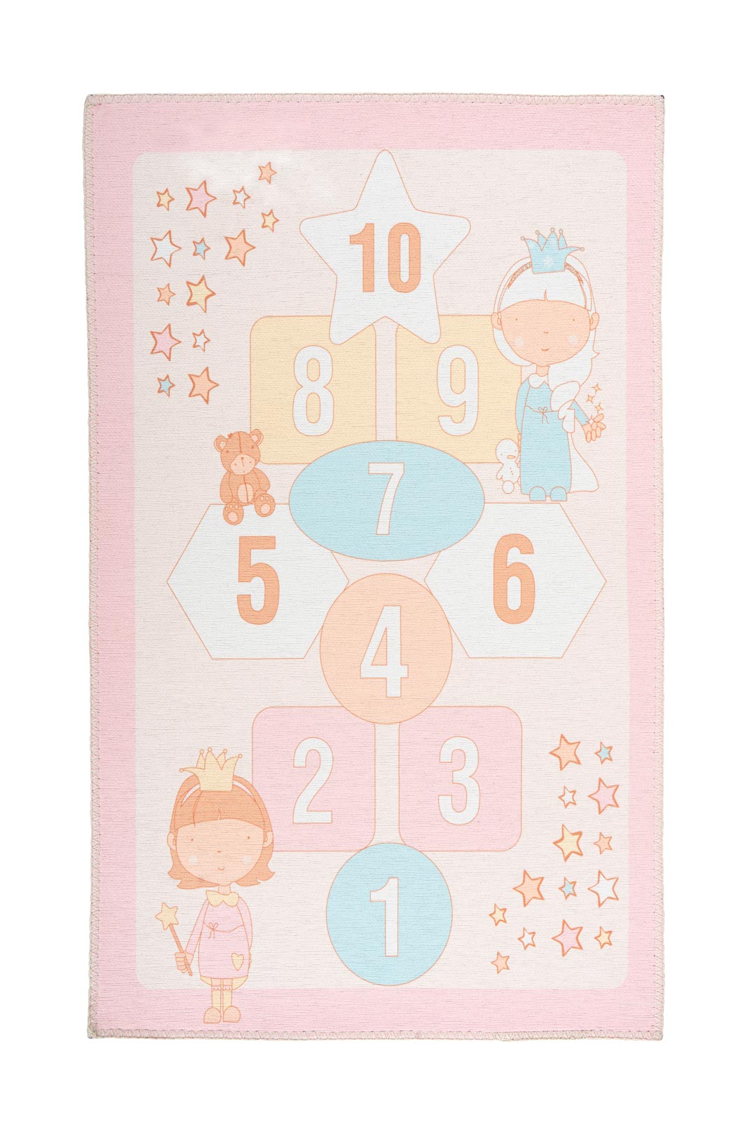 Alfombra infantil on sale rosa