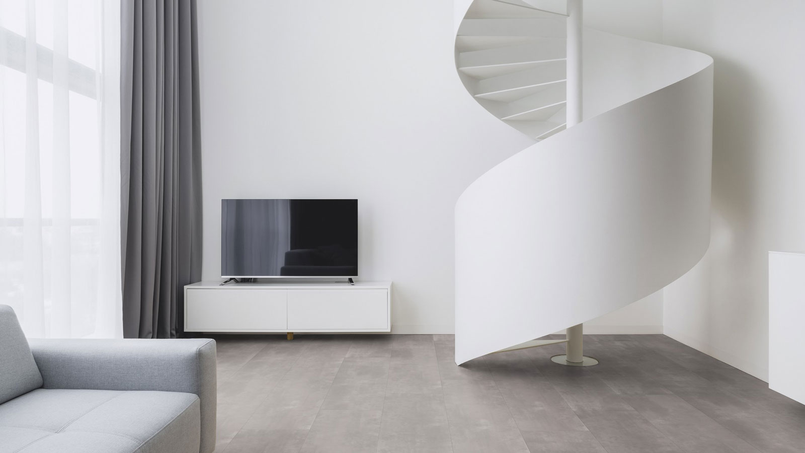 Kings Canyon Laminat RealFeel Fliese Aqua Samurai Beton Cirio Fliese Raum3