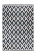 Kurzflorteppich Modern Weiß mit Schwarze RAUTE Muster rechteckig 6mm Raum1 Kurzflorteppich Modern Weiß mit Schwarze RAUTE Muster rechteckig 6mm Raum1