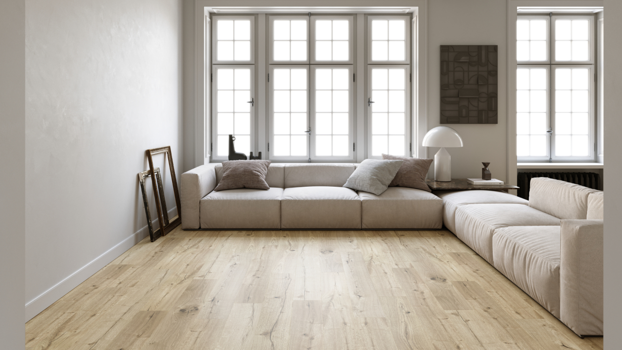 SKAVA Rigid Klick Vinyl - Home Corn Oak | wasserfest und Trittschalldämmung integr. (LO-1095)