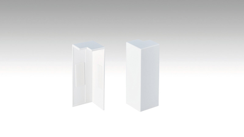 Esquinas exteriores de Meister perfil de zócalo autoadhesivo 9 PK/19 PK blanco 2001 main product photo