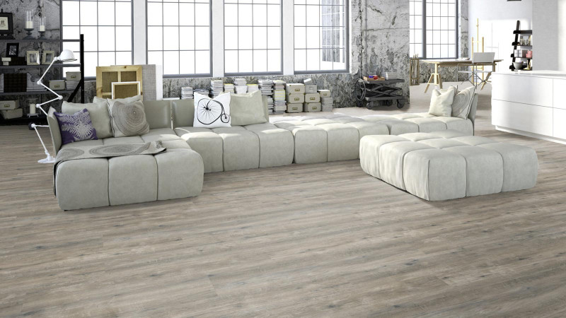 Meister Design flooring MeisterDesign. flex DD 400 Grey fjord oak 6847 1-strip M4V main product photo