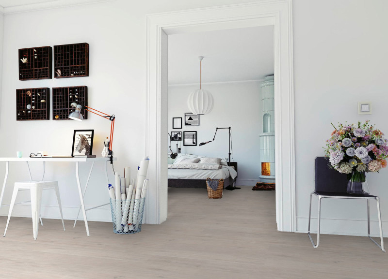 Meister Design flooring MeisterDesign. comfort DD 600 S Arctic white oak 6995 1-strip M4V main product photo