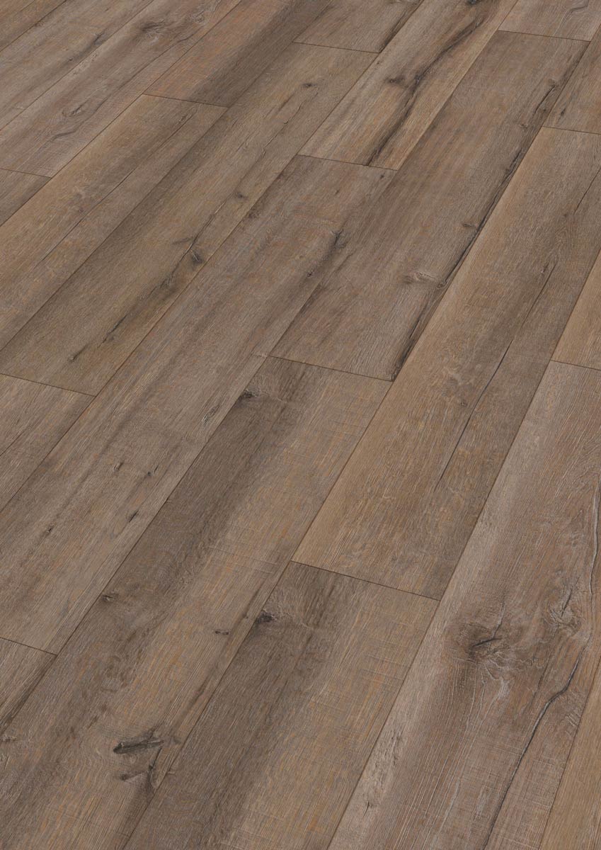 Meister Designboden MeisterDesign. flex DL 400 Altholzeiche lehmgrau 6986 1-Stab Landhausdiele M4V Raum1