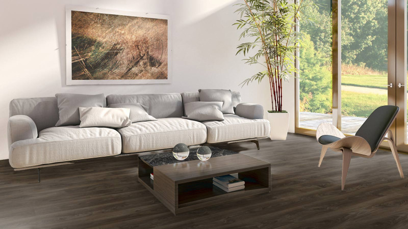 Meister Design flooring MeisterDesign. flex DL 400 Dark castle oak 6842 1-strip M4V main product photo