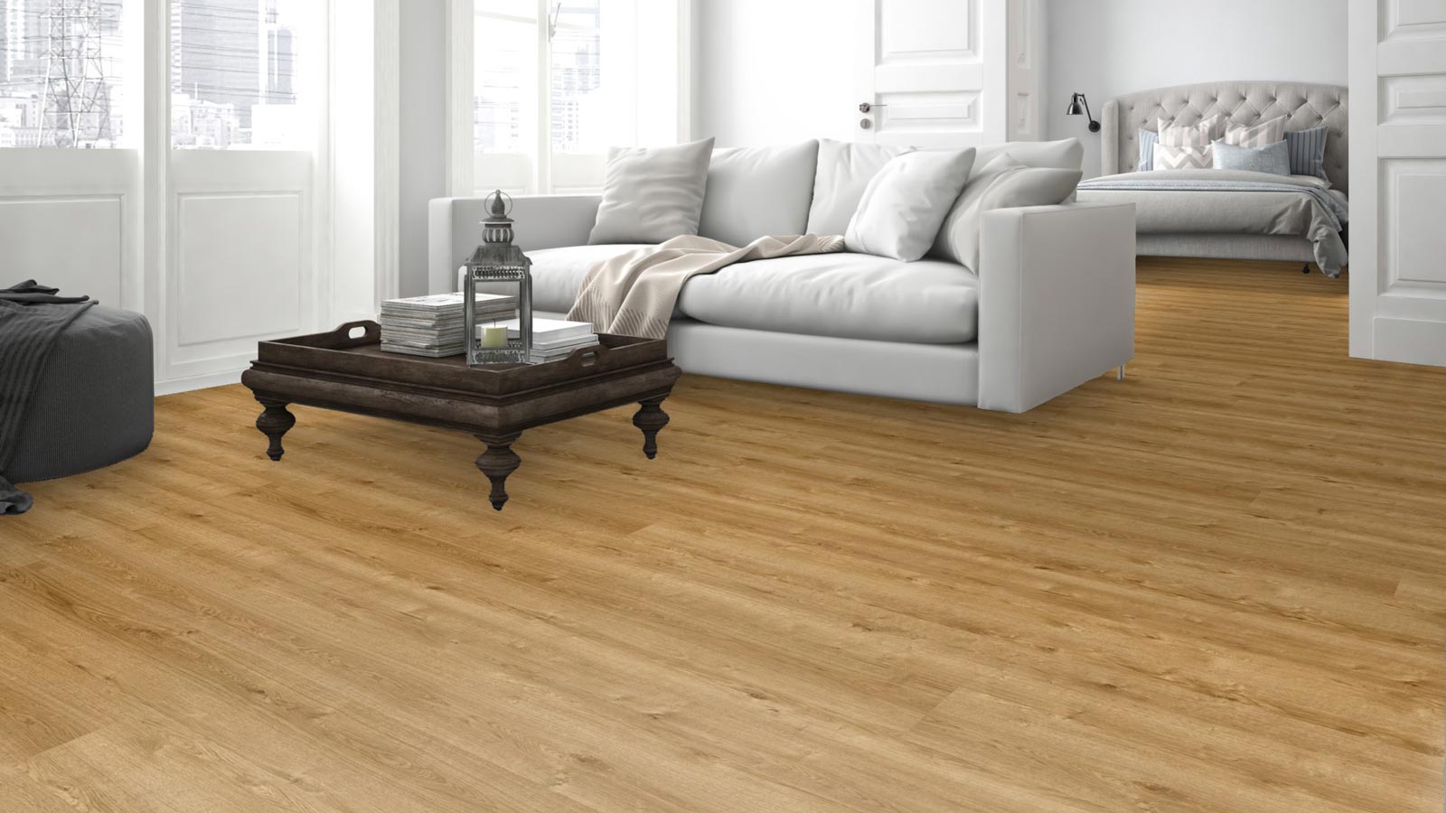 Meister Designboden MeisterDesign. comfort DL 600 S Bauerneiche natur 6832 1-Stab Landhausdiele M4V Raum4