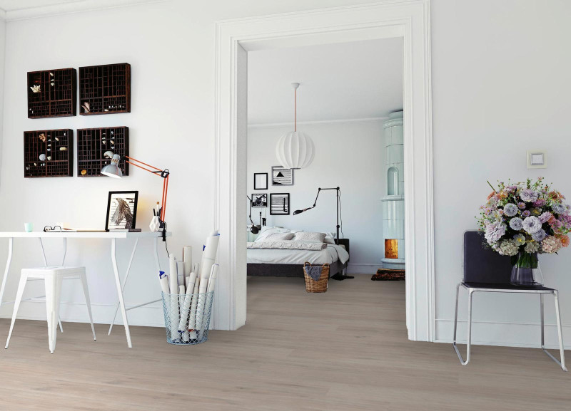 Meister Design flooring MeisterDesign. comfort DL 600 S Arctic white oak 6995 1-strip M4V main product photo