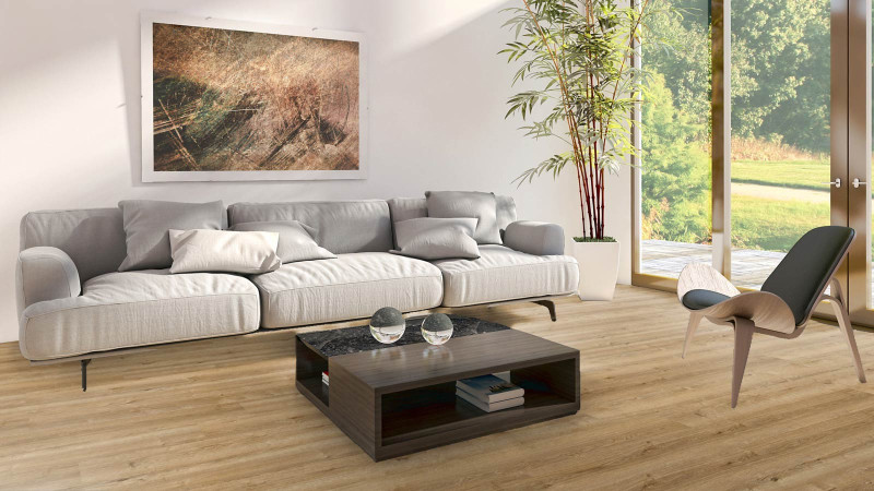 Meister Designboden MeisterDesign. comfort DL 600 S Farmeiche hell 6831 1-Stab Landhausdiele M4V main product photo