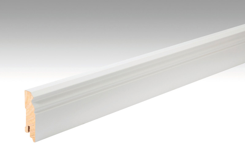 Meister Skirting board 10 F MK profile White DF (RAL 9016) 2266 main product photo