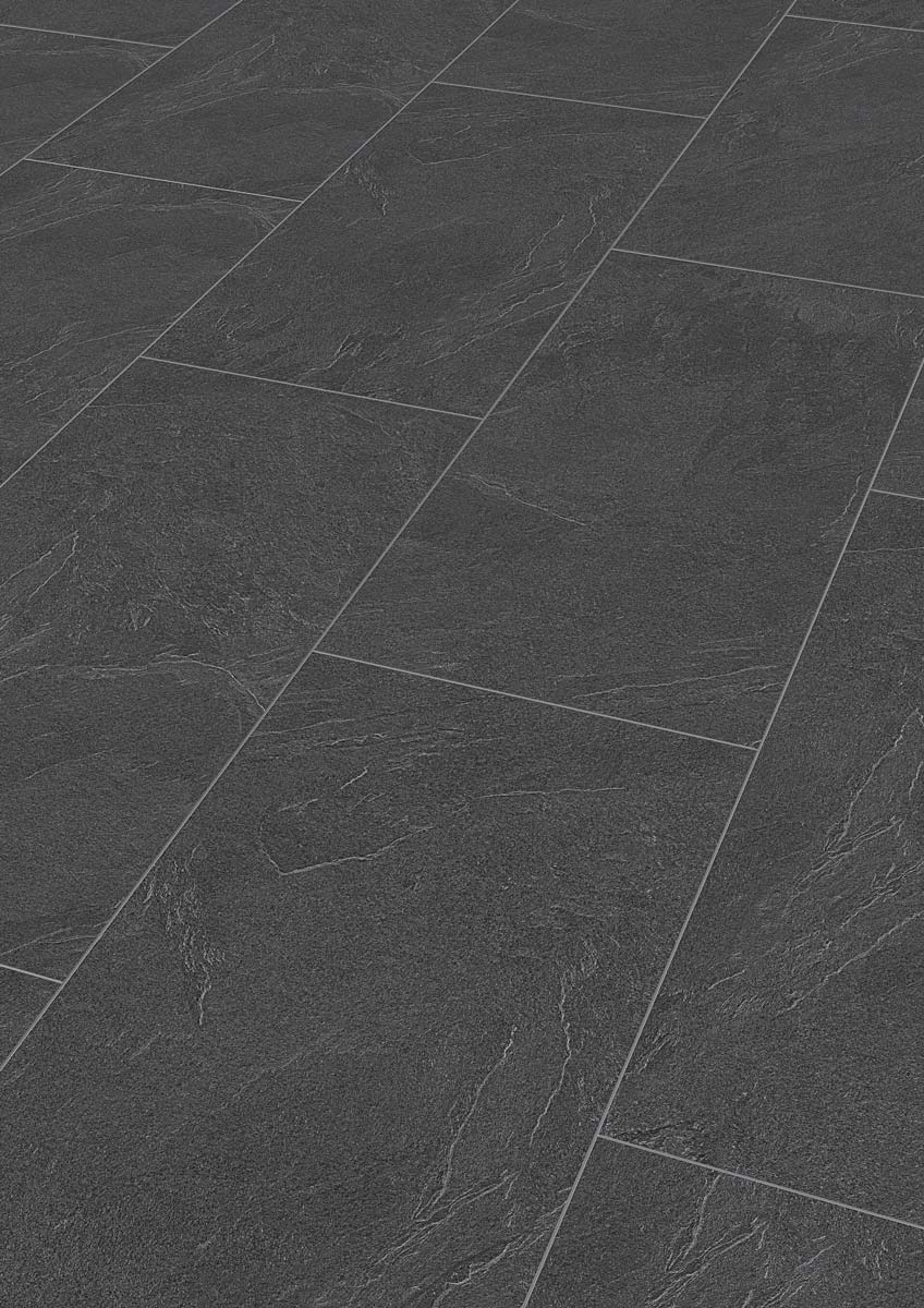 Meister Laminat MeisterDesign. laminate LB 150 Schiefer anthrazit 6137 Fliese 4V Raum1