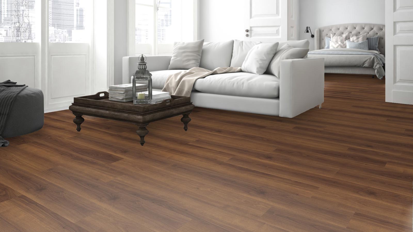 Meister Laminate MeisterDesign. laminado LC 150 Nogal 6440 1 lama, lama corta