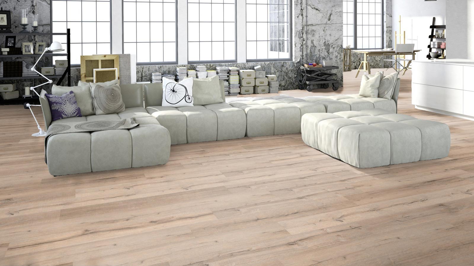 Meister Laminat MeisterDesign. laminate LC 150 Risseiche cappuccino 6318 1-Stab Kurzdiele