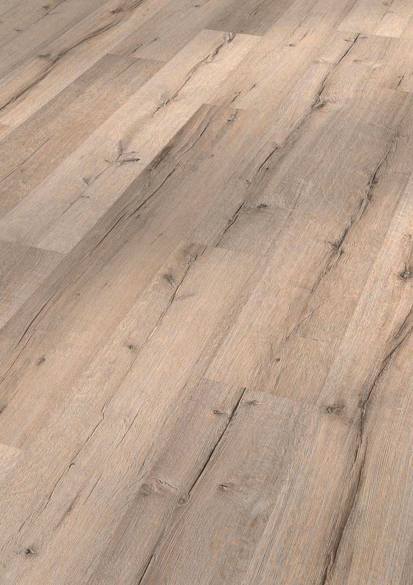 Meister Laminat MeisterDesign. laminate LC 150 Risseiche cappuccino 6318 1-Stab Kurzdiele Raum1