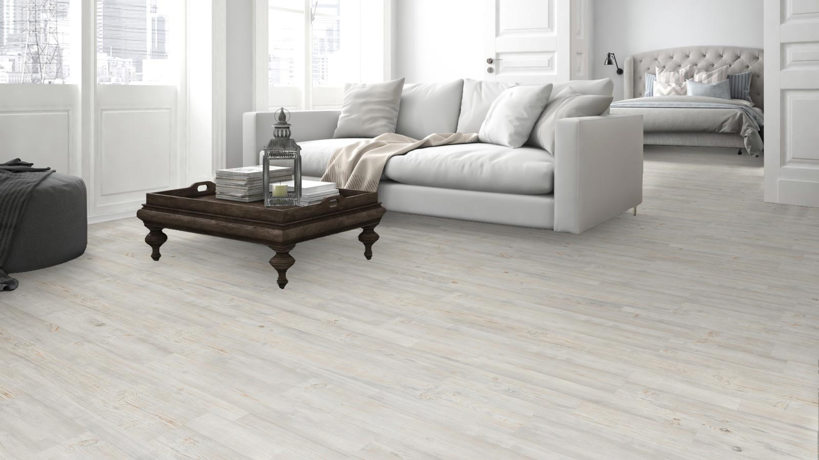 Meister Laminat MeisterDesign. laminate LC 150 White Life 6390 2-Stab und 1-Stab Kurzdiele