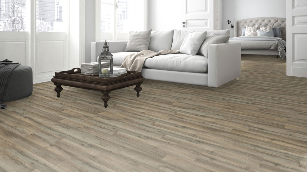 Meister Laminate MeisterDesign. laminate LC 55 Antique grey oak 6866 2-strip
