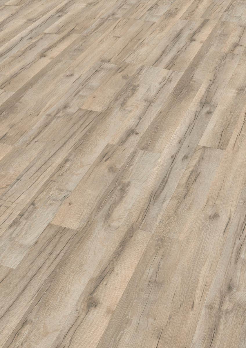 Meister Laminat MeisterDesign. laminate LC 55 Eiche antikgrau 6866 2-Stab Kurzdiele Raum1