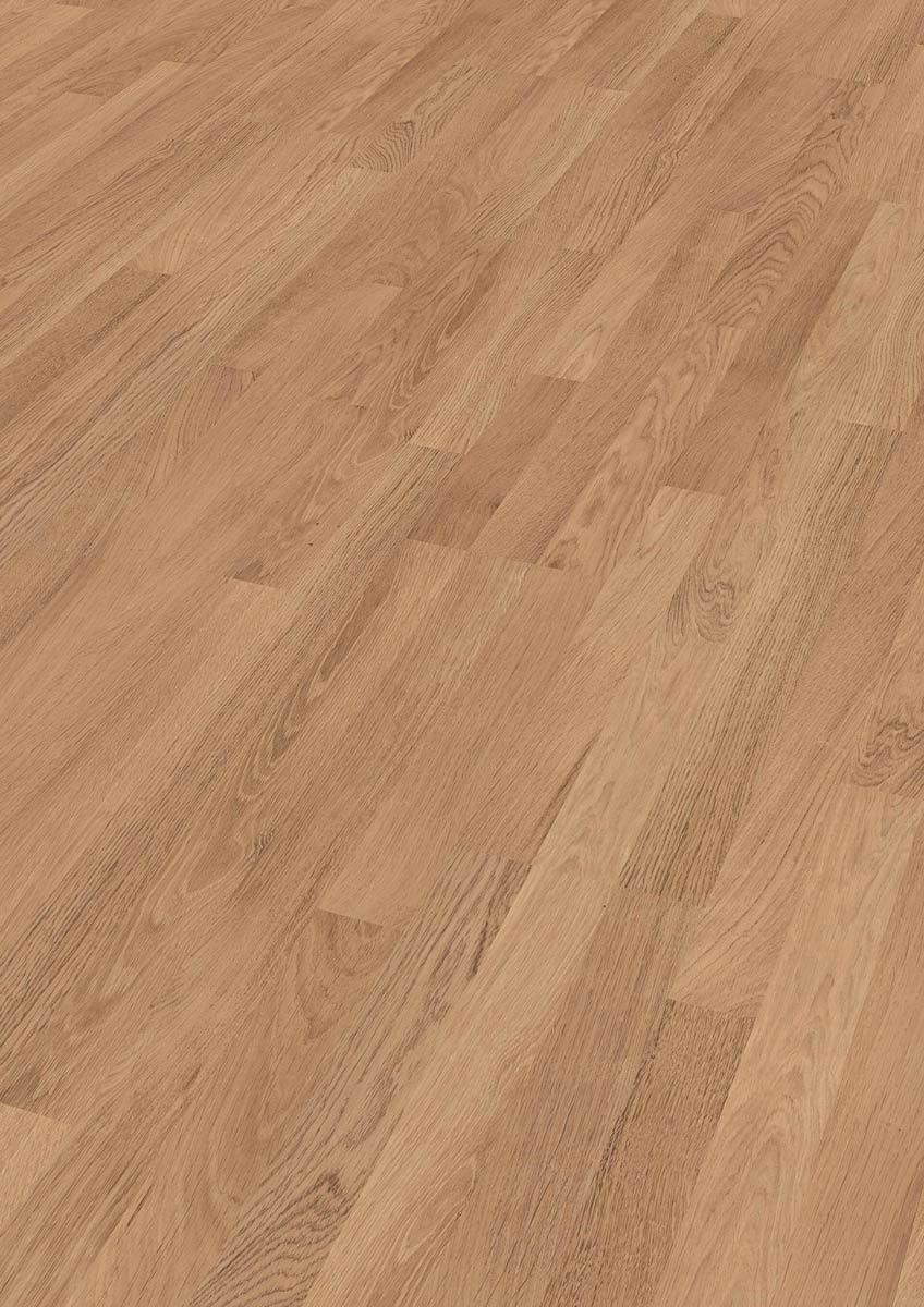 Meister Laminat MeisterDesign. laminate LC 55 Eiche natur 6067 3-Stab Kurzdiele Raum1