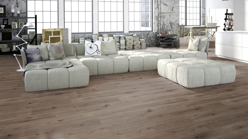 Meister Laminat MeisterDesign. laminate LC 55 Feldeiche greige 6854 1-Stab Kurzdiele main product photo