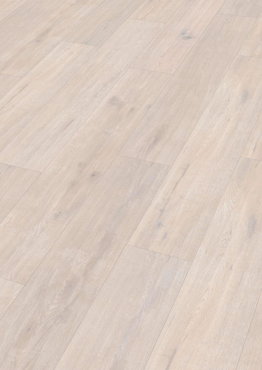 Meister Laminat MeisterDesign. laminate LD 250 Eiche arcticweiß 6995 1-Stab Kurzdiele M4V Raum1