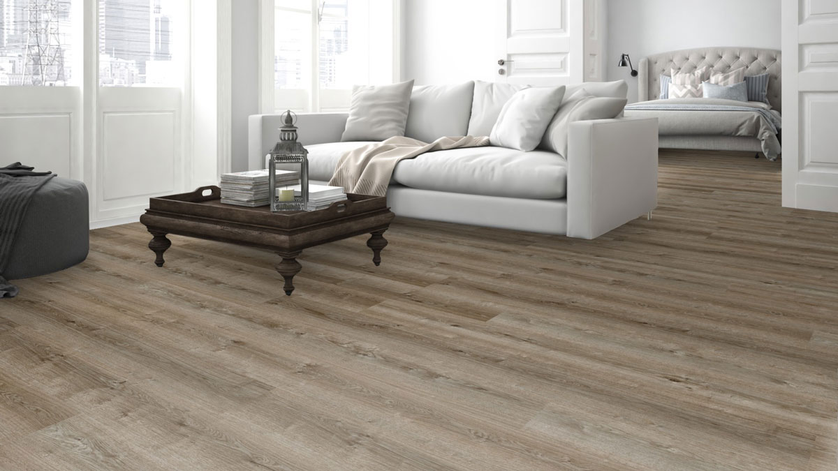 Meister Laminado MeisterDesign. laminado LL 150 Granja roble greige 6833 1 Lama ancho 4V