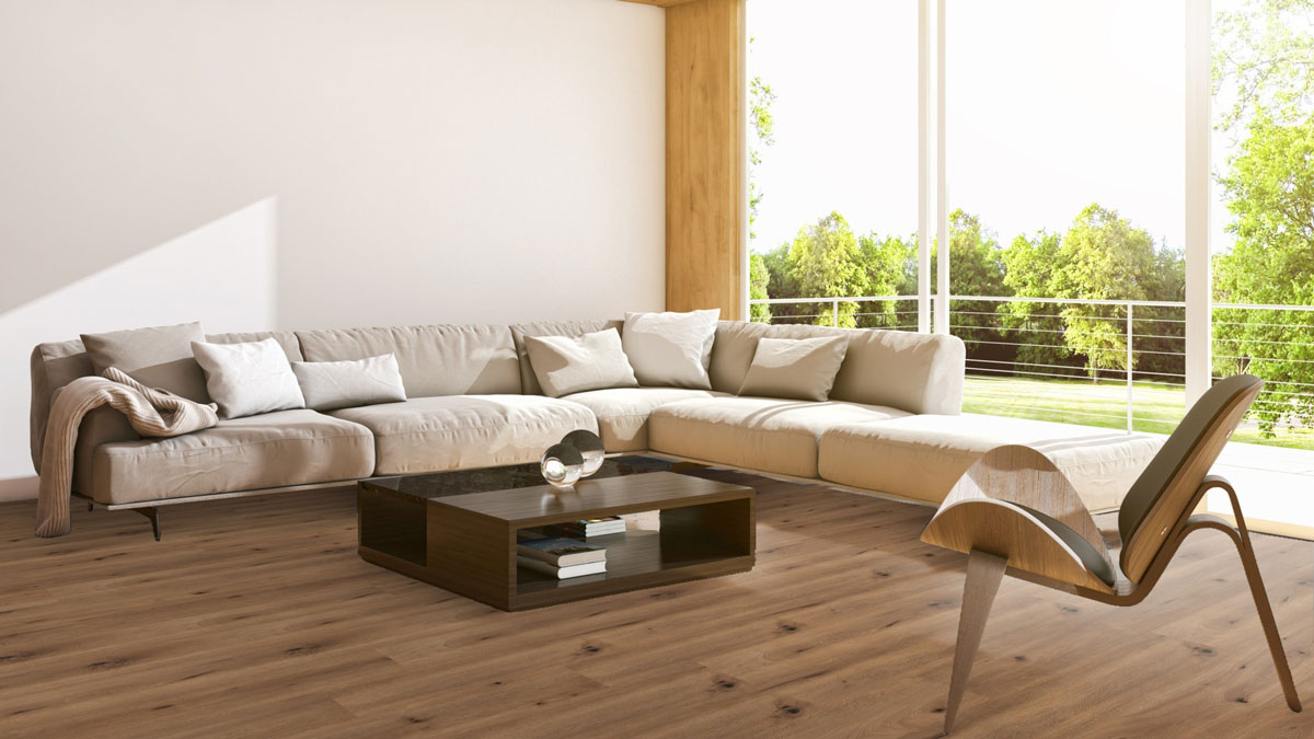 Meister Laminat MeisterDesign. laminate LL 150 Feldeiche hell 6843 1-Stab Landhausdiele 4V