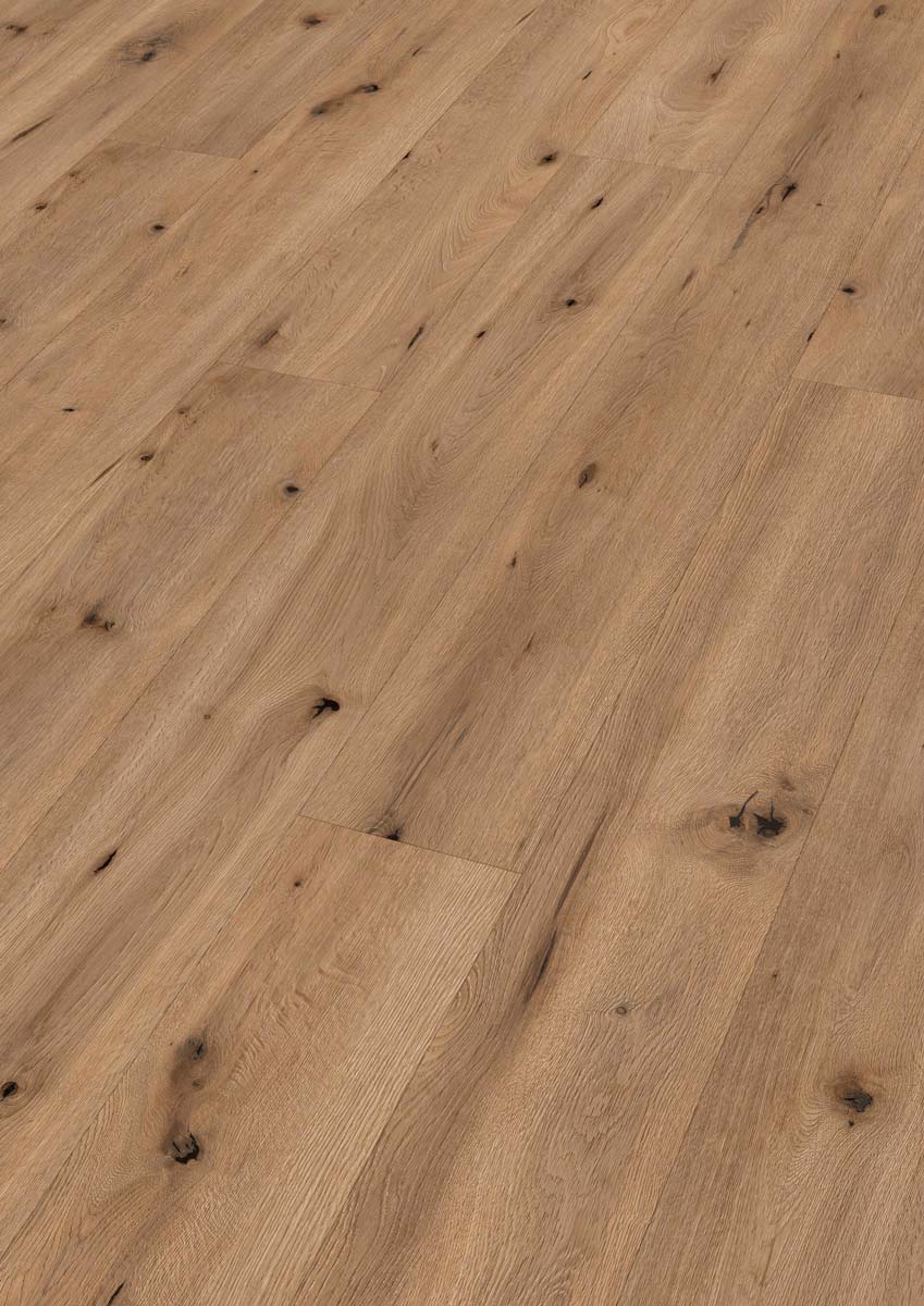 Meister Laminat MeisterDesign. laminate LL 150 Feldeiche natur 6844 1-Stab Landhausdiele 4V Raum1