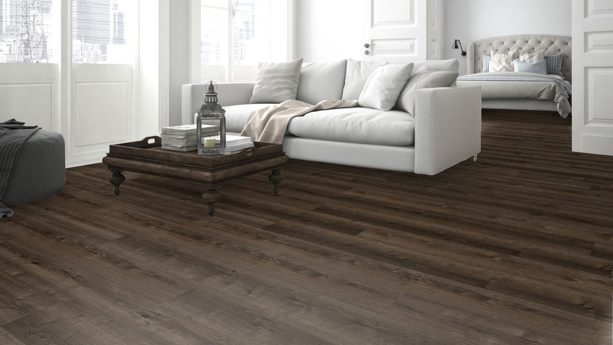 Meister Laminat MeisterDesign. laminate LL 150 S Farmeiche dunkel 6834 1-Stab Landhausdiele 4V