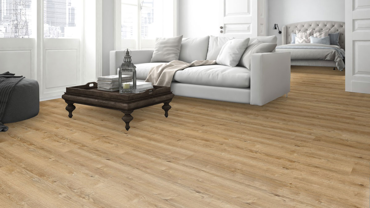 Meister Laminate MeisterDesign. laminado LL 250 Farmeiche hell 6831 1 lama de ancho M4V