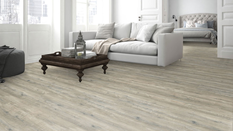 Meister Laminate MeisterDesign. laminado LL 250 Fjord roble greige 6837 1-lama M4V main product photo