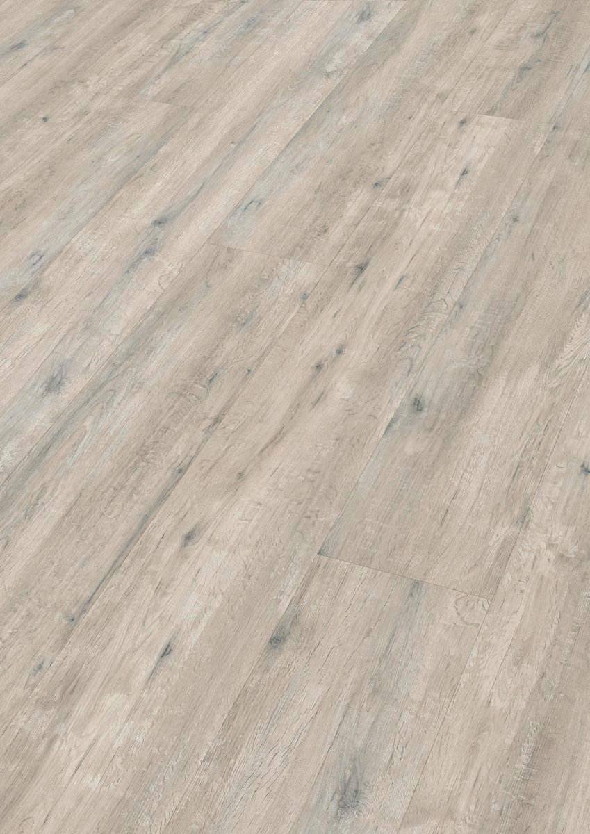 Meister Laminat MeisterDesign. laminate LL 250 S Fjordeiche greige 6837 1-Stab Landhausdiele M4V Raum1