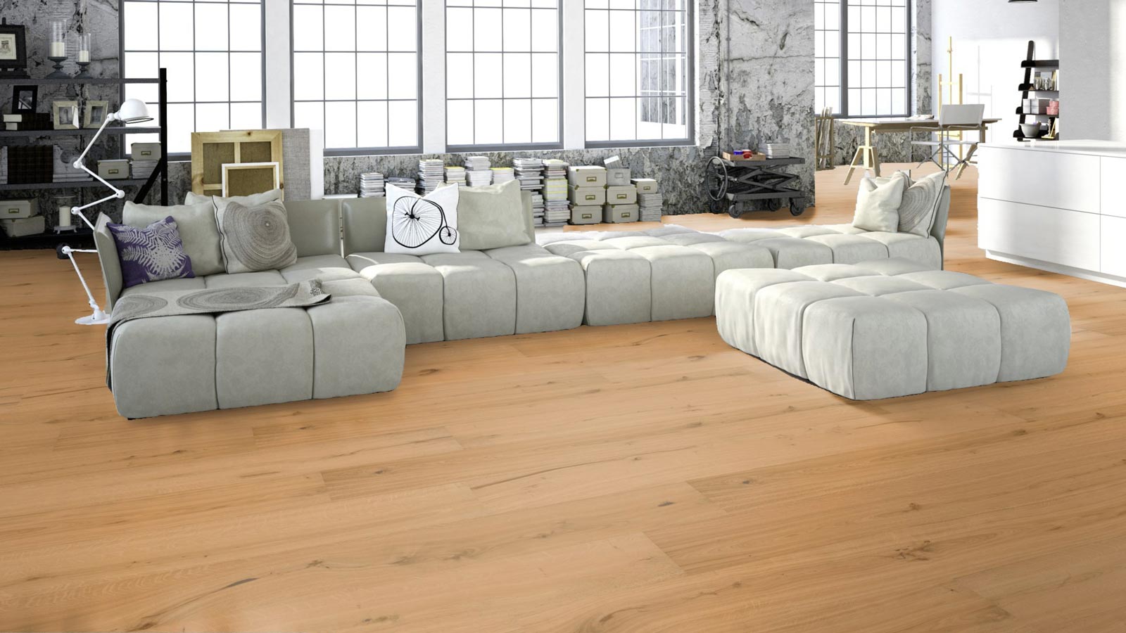Meister Lindura Holzboden Premium HD 400 Eiche authentic 8739 1-Stab Landhausdiele 2V/M2V