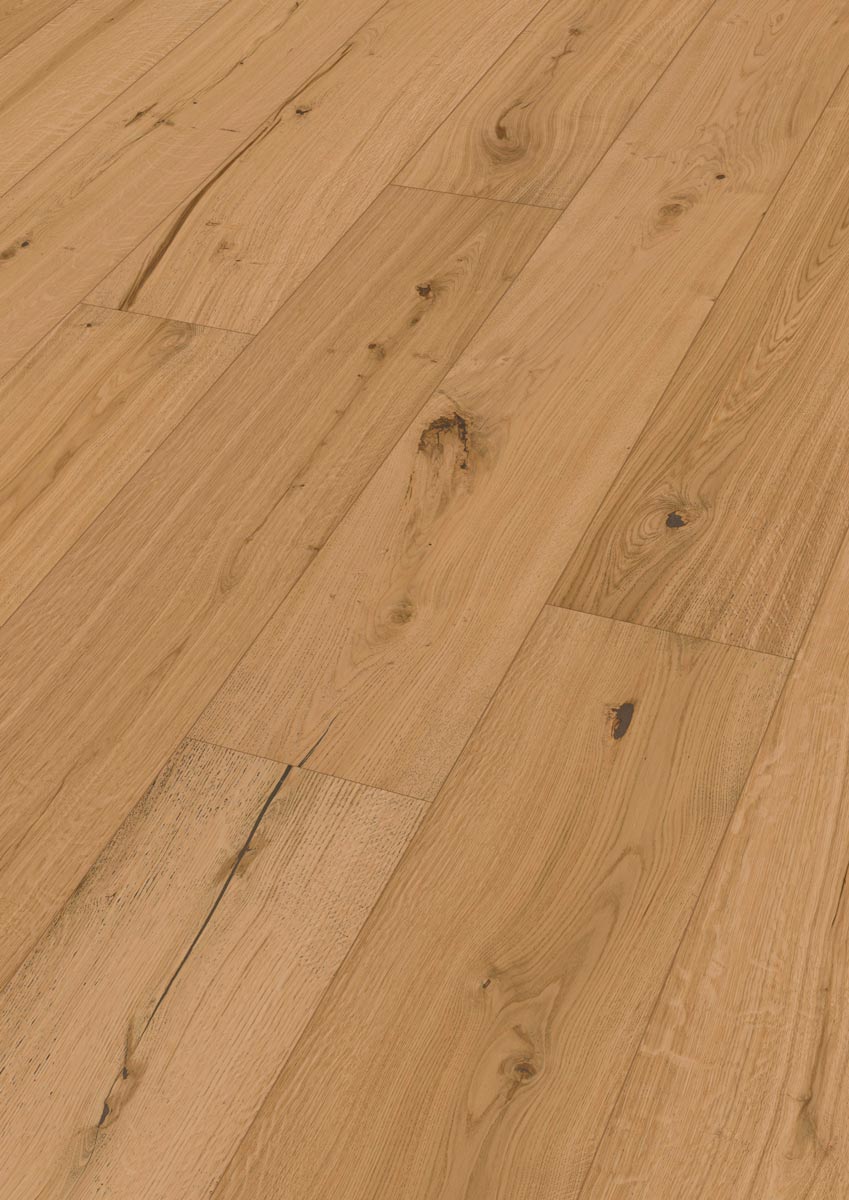Meister Lindura Holzboden Premium HD 400 Eiche authentic 8739 1-Stab Landhausdiele 2V/M2V Raum1
