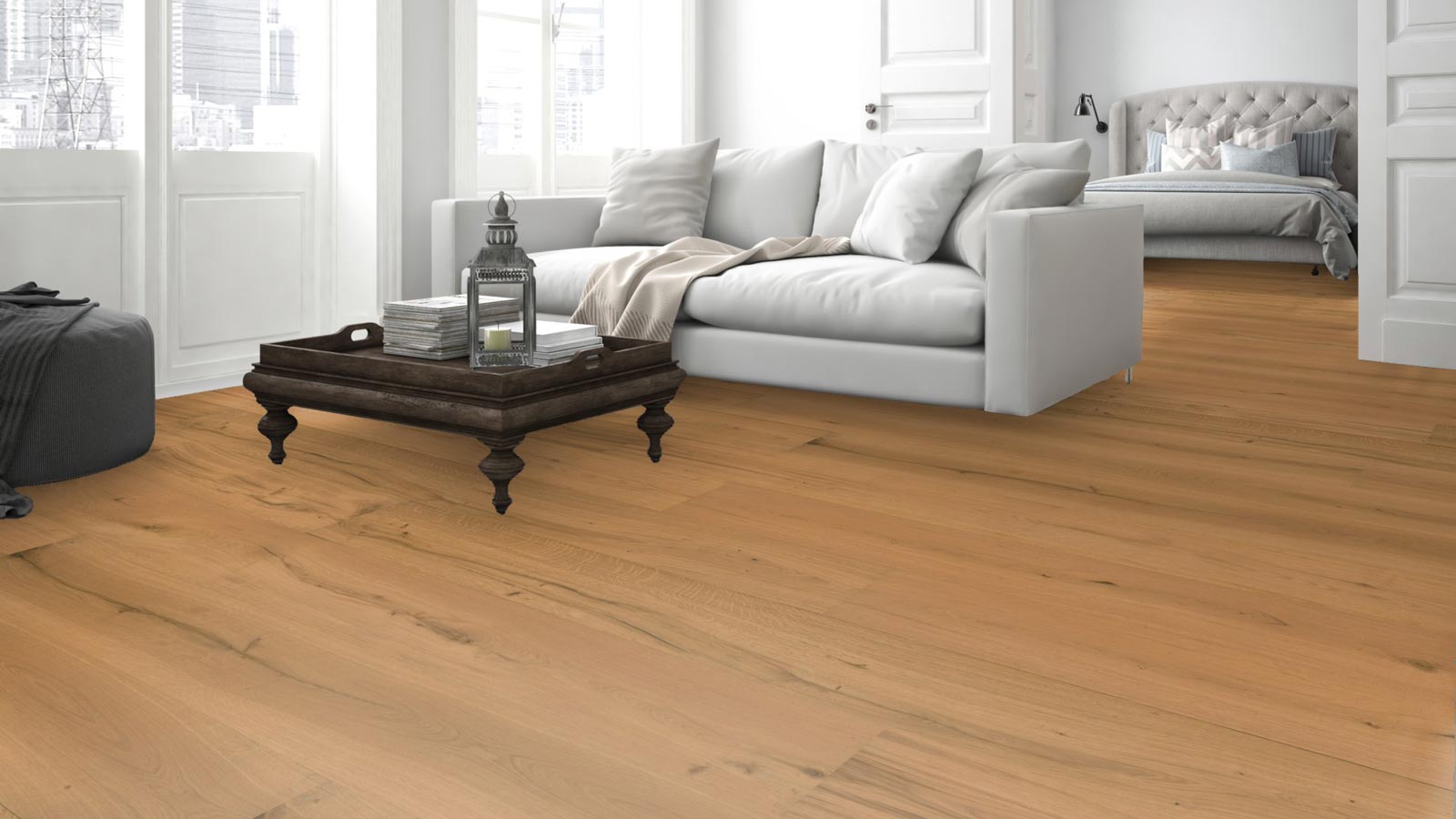 Meister Lindura Holzboden Premium HD 400 Eiche authentic 8746 1-Stab Landhausdiele 2V/M2V