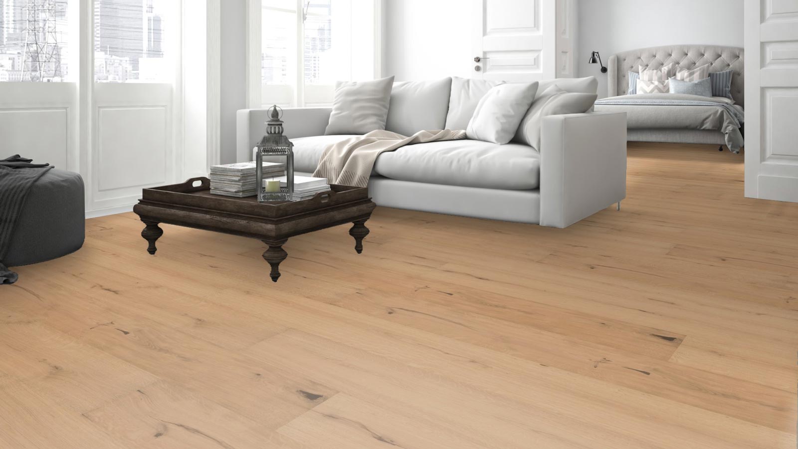 Meister Lindura Sol en bois Premium HD 400 Chêne authentique caramel 8733 1 frise 2V/M2V