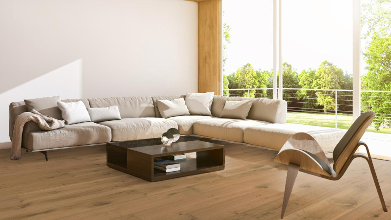 Meister Lindura wood flooring HD 400 Pure rustic oak 8413 1-strip 2V/M2V 270 mm main product photo