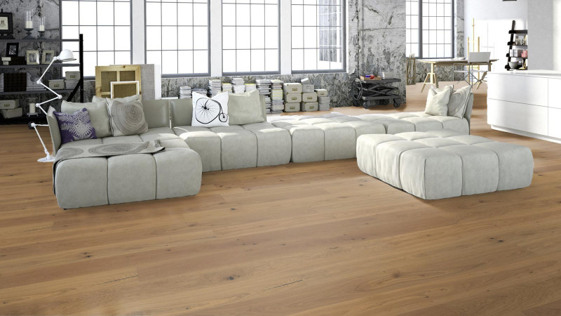 Meister Parquet Hain Almfeuer Rossfeldalm oak vital 8836 1-strip 2V/M2V main product photo