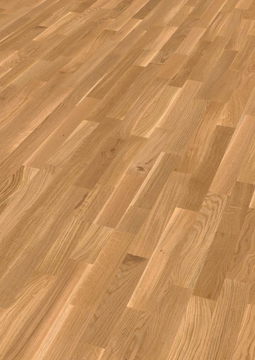 Meister Parkett MeisterParkett. longlife PC 200 Eiche lebhaft 903 3-Stab Schiffsboden Raum1