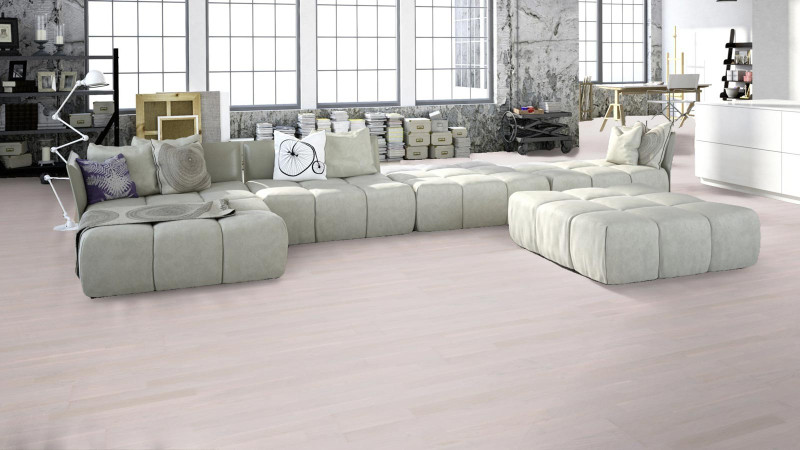 Meister Parquet MeisterParkett. longlife PC 200 Arctic white oak lively 8458 3-strip main product photo