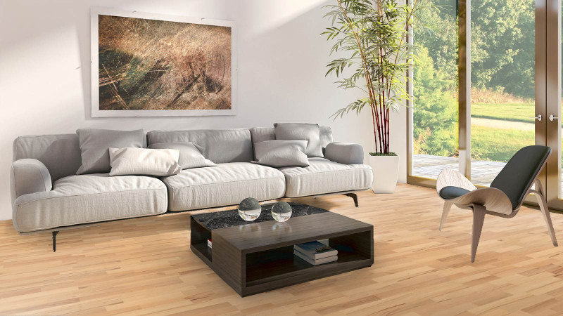 Meister Parquet MeisterParkett. longlife PC 200 Hêtre animé étuvé 8186 3 frises main product photo