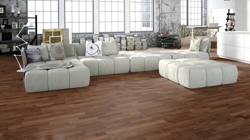 Meister Parquet MeisterParkett. longlife PC 200 American walnut harmonious 960 3-strip main product photo