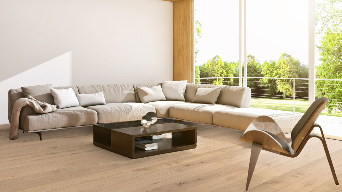 Meister Parkett MeisterParkett. longlife PD 400 Eiche lebhaft creme gekälkt 1-Stab Landhausdiele 2V