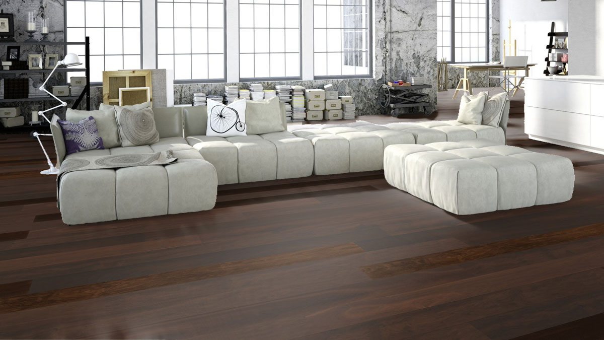 Meister Parkett MeisterParkett. longlife PD 400 Eiche lebhaft kerngeräuchert 1-Stab Landhausdiele 2V