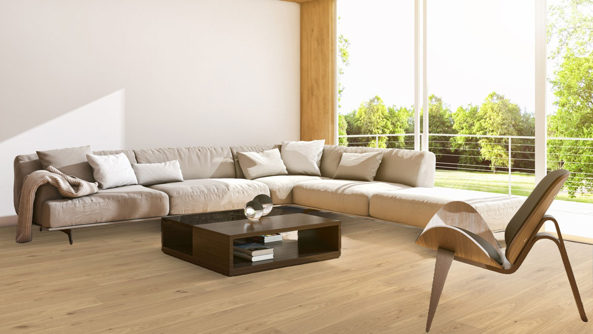 Meister Parkett MeisterParkett. longlife PD 400 Eiche lebhaft naturhell 8552 1-Stab Landhausdiele 2V