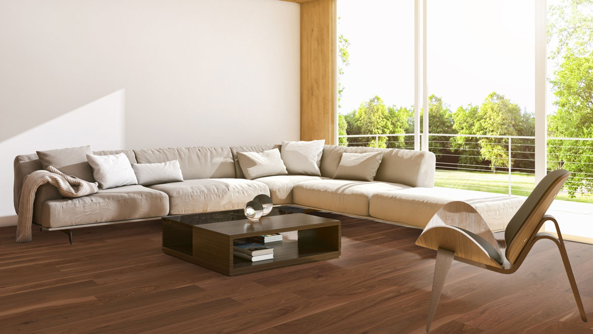 Meister Parkett MeisterParkett. longlife PD 400 Nussbaum amerikanisch lebhaft Landhausdiele 2V