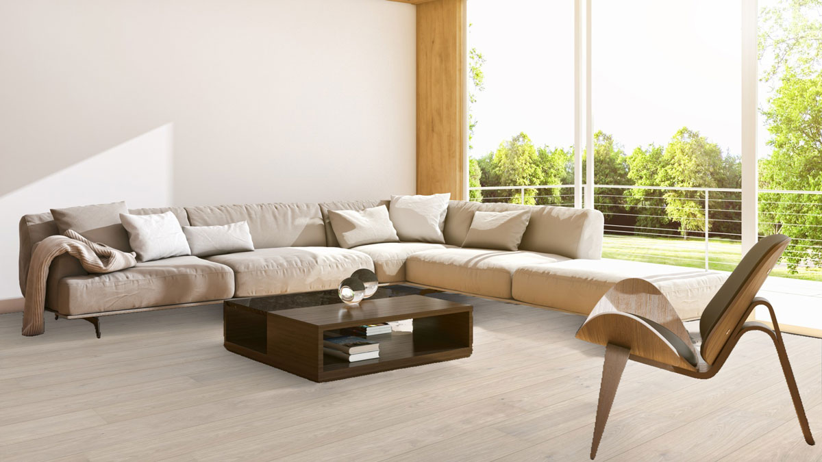 Meister Parkett MeisterParkett. longlife PD 450 Eiche lebhaft weiß gekälkt Landhausdiele 2V/M2V