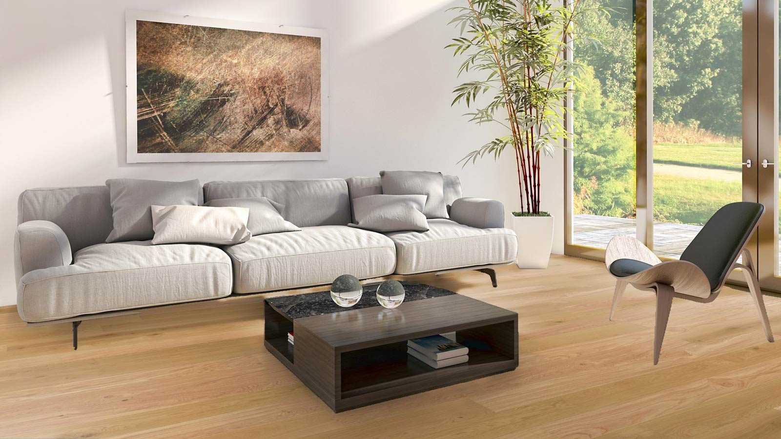 Meister Parkett MeisterParkett. longlife PD 400 Eiche lebhaft 8028 1-Stab Landhausdiele 2V