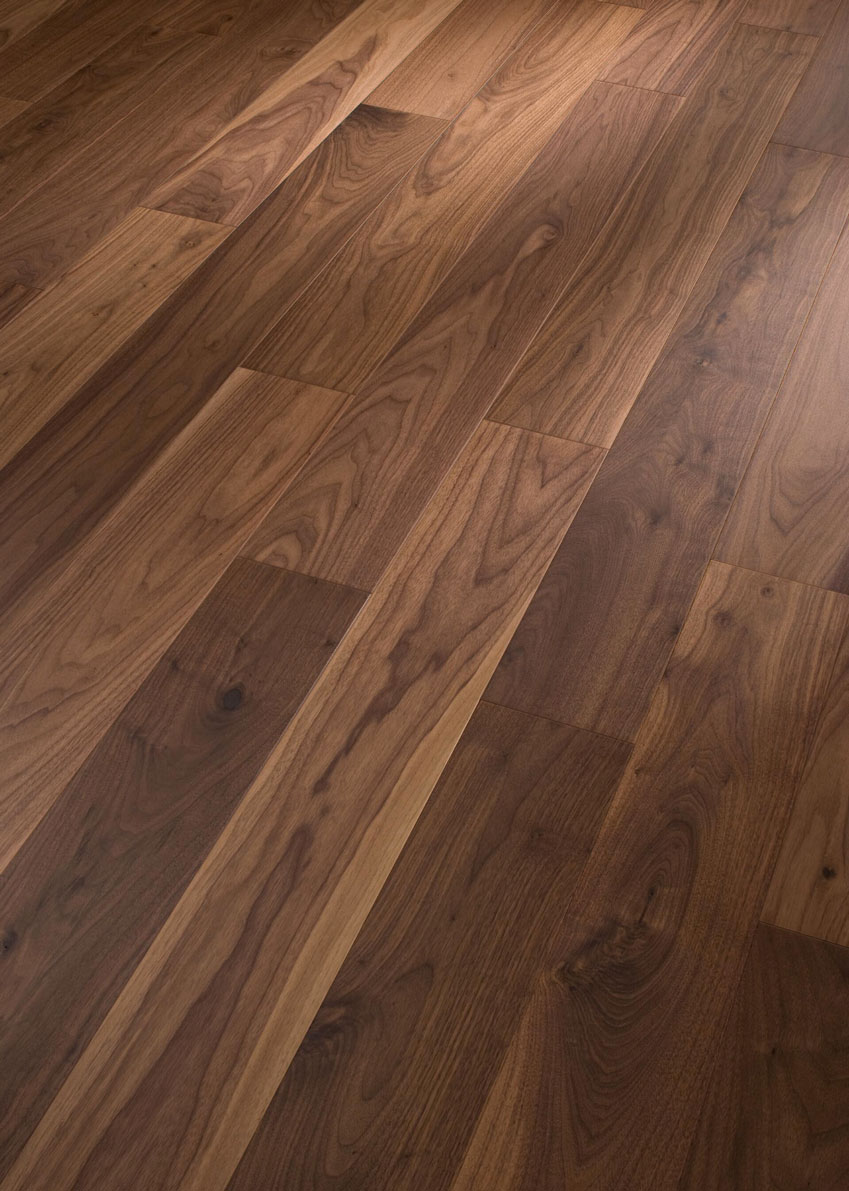 Meister Parkett MeisterParkett. longlife PS 300 Nussbaum amerikanisch lebhaft 1-Stab Kurzdiele M4V Raum1