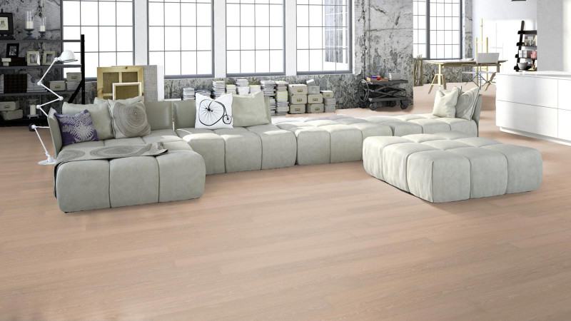 Meister Parquet MeisterParkett. longlife PS 300 Off-white limed oak harmonious 1-strip M4V main product photo