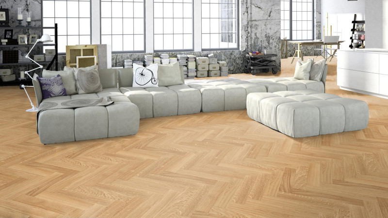 Meister Parquet MeisterParkett. longlife PS 400 Oak harmonious 8042 Herringbone M4V main product photo